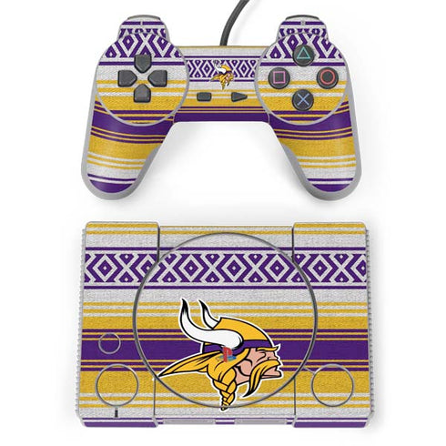 NFL Minnesota Vikings Trailblazer PlayStation Classic Bundle Skin